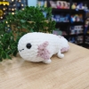 Aksolotl - Biały - Amigurumi