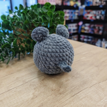 Dzik - Szary - Amigurumi