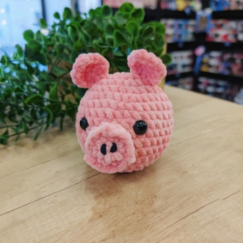 Świnka - Różowa - Amigurumi