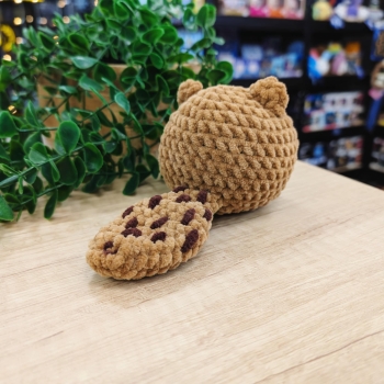 Bóbr - Brązowy - Amigurumi