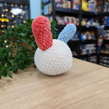 Królik - Biały - Amigurumi